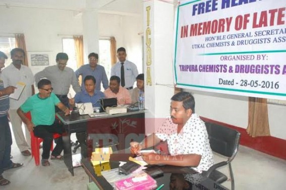 Free health camp organised by TCDA